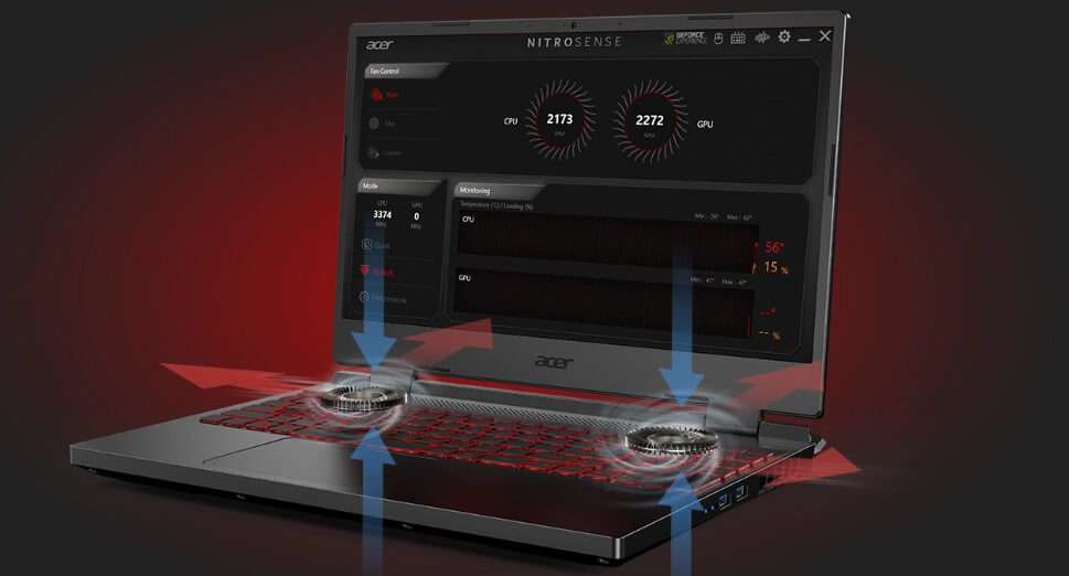 Acer Nitro 5 Efficient Cooling System