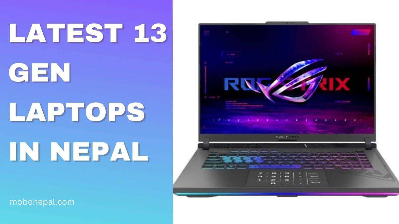 Latest 13 Gen Laptops in Nepal